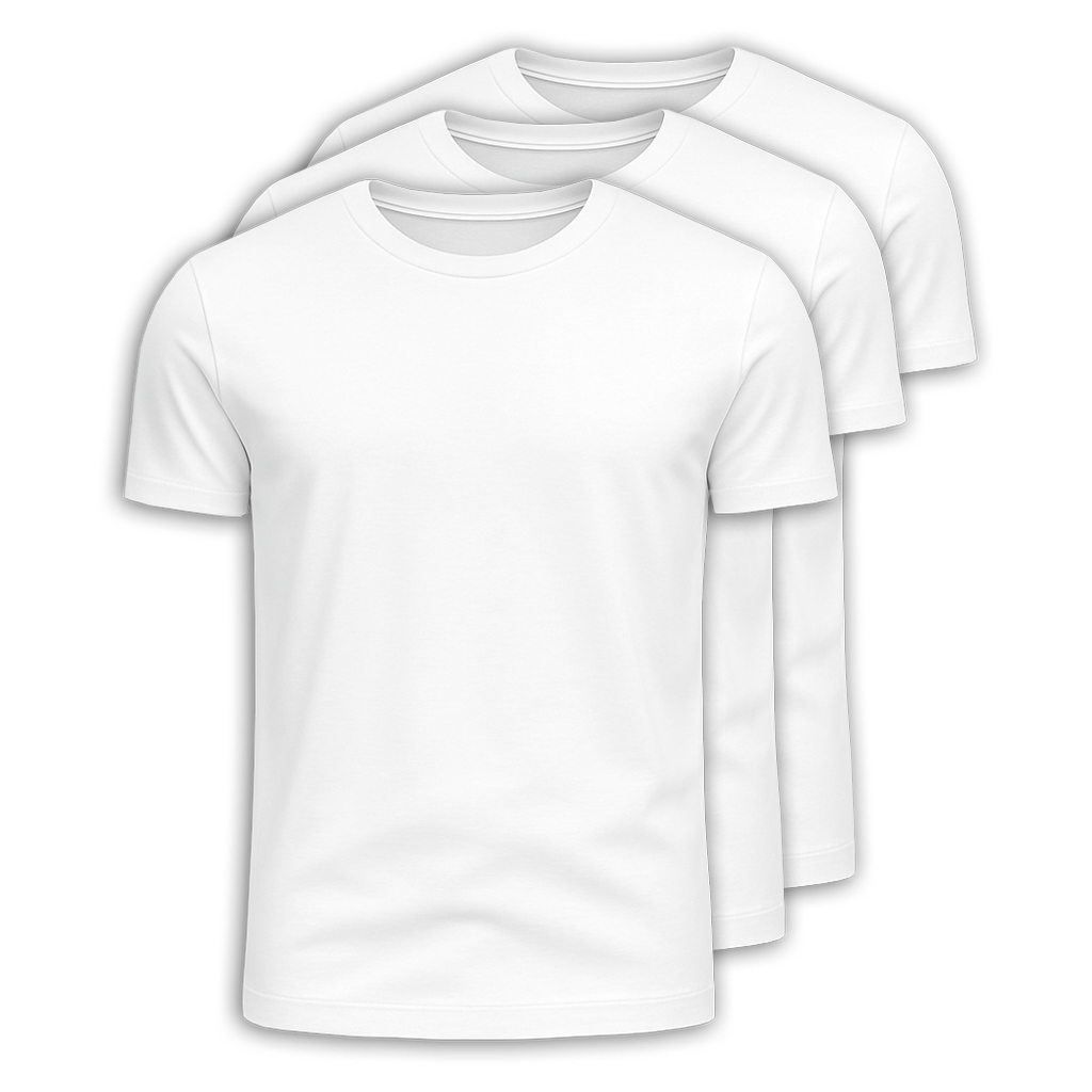 Kit 3 Camisetas Pima Premium Marenzzo
