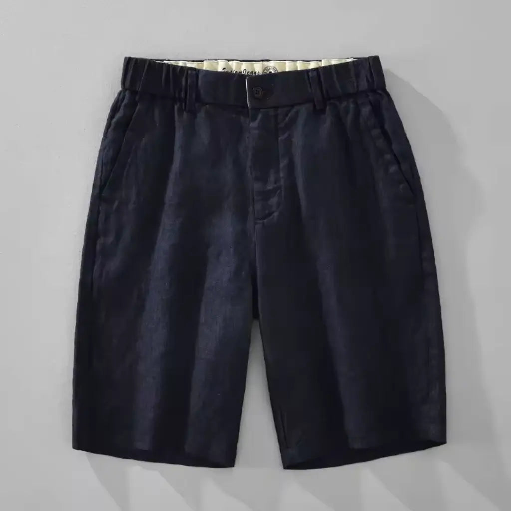 Bermuda de Linho Masculina Marenzzo Grano