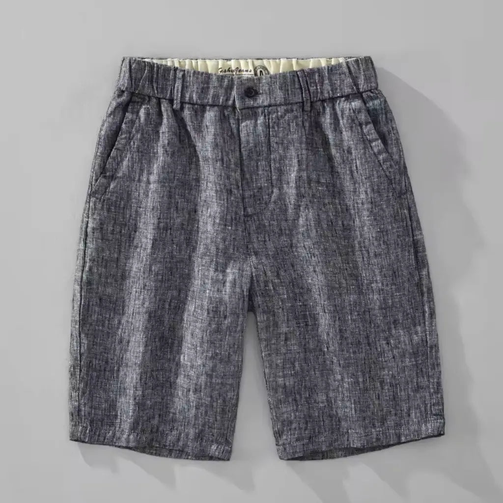 Bermuda de Linho Masculina Marenzzo Grano