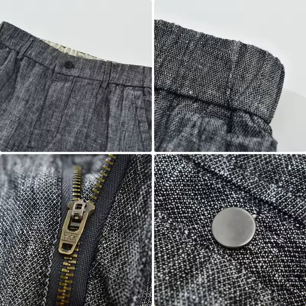 Bermuda de Linho Masculina Marenzzo Grano