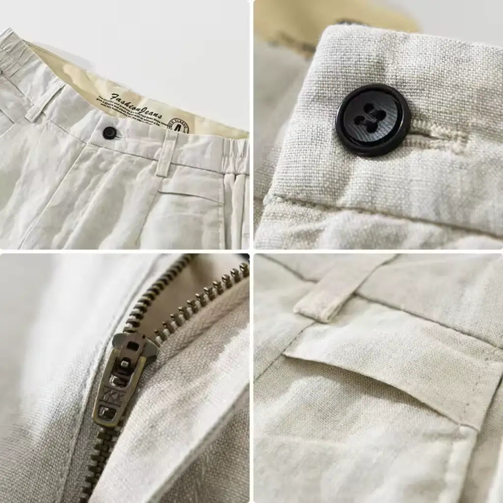 Bermuda de Linho Masculina Marenzzo Linen