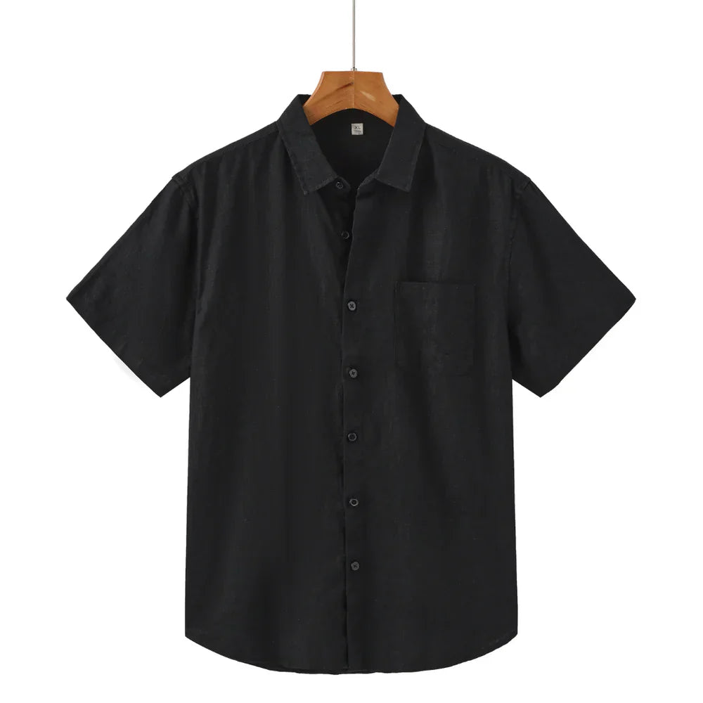 Camisa Masculina de Linho Marenzzo