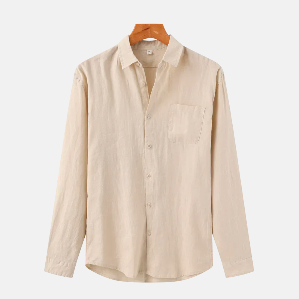 Camisa Social Masculina Marenzzo de Linho