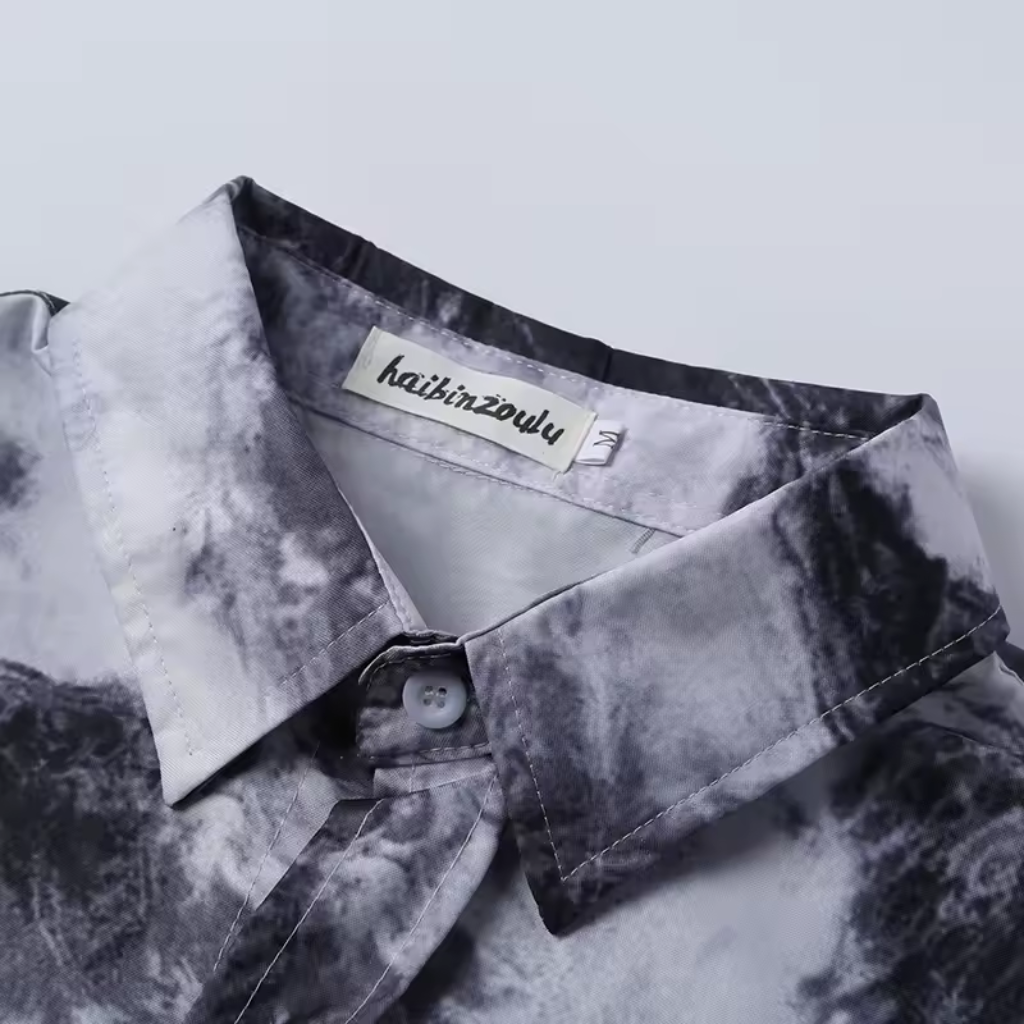 Camisa Manga Curta Marenzzo Marble