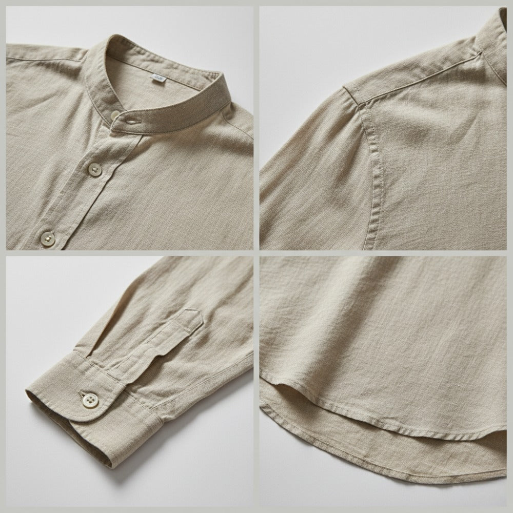 Camisa de Linho Manga Longa Varenne