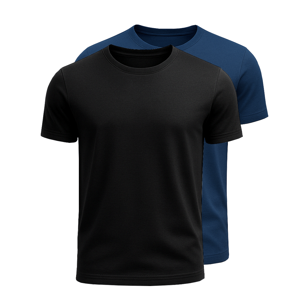 Kit 2 Camisetas Algodão Egípcio Marenzzo