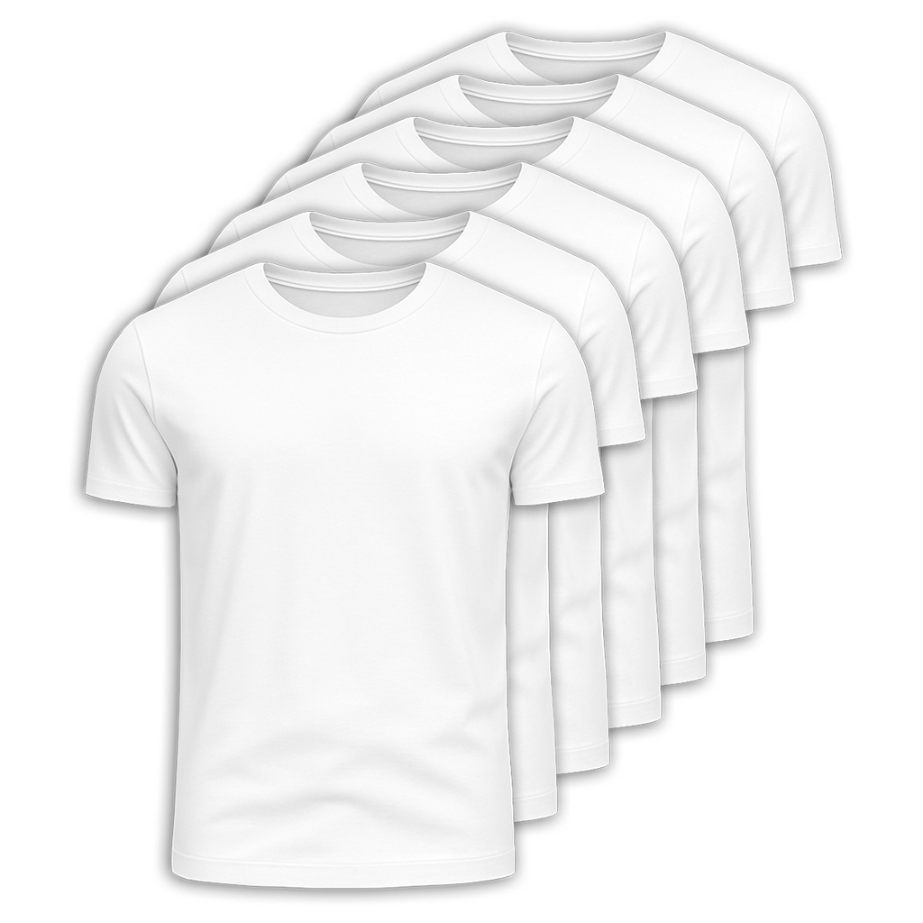 Kit 6 Camisetas Pima Premium Marenzzo