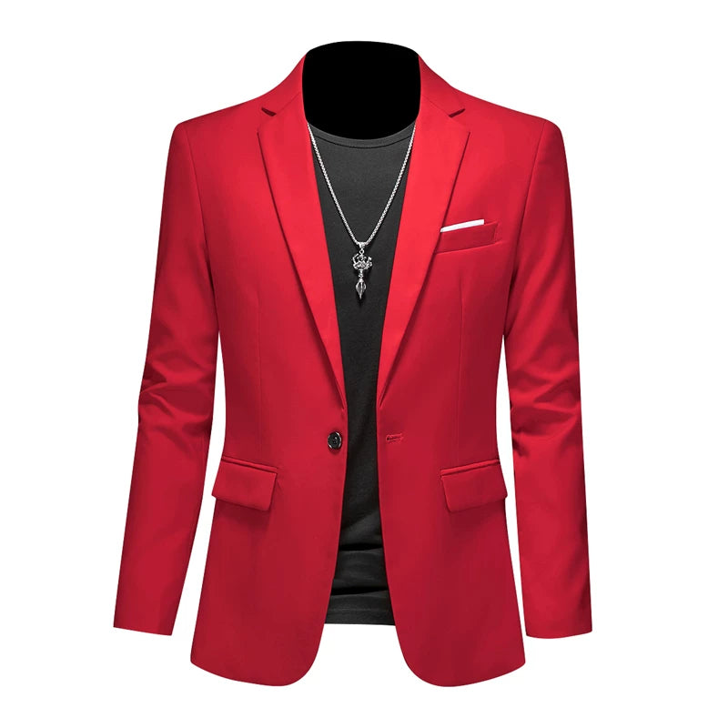 Blazer Masculino Slim Fit Plus Marenzzo