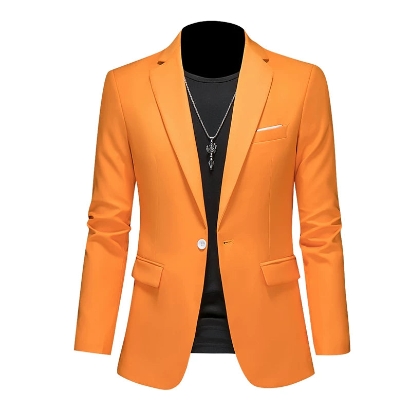 Blazer Masculino Slim Fit Plus Marenzzo