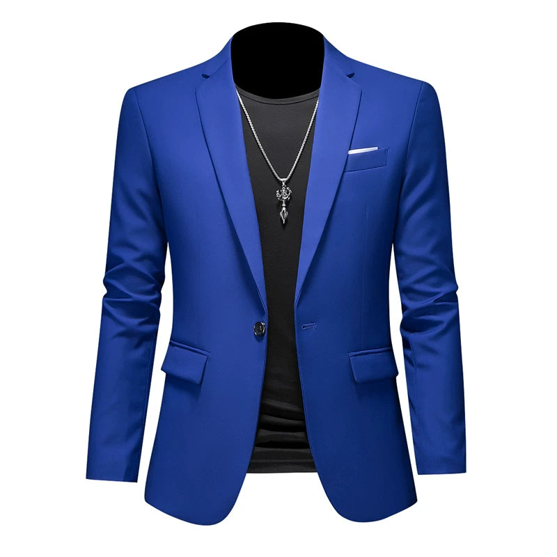 Blazer Masculino Slim Fit Plus Marenzzo