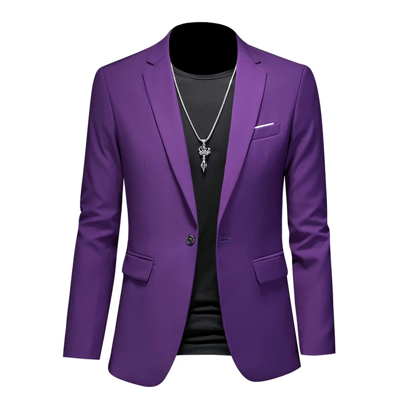 Blazer Masculino Slim Fit Plus Marenzzo