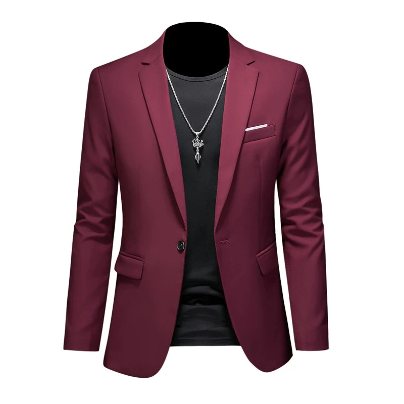 Blazer Masculino Slim Fit Plus Marenzzo