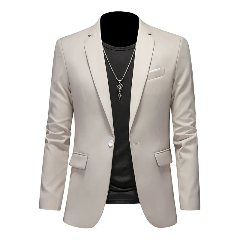 Blazer Masculino Slim Fit Plus Marenzzo
