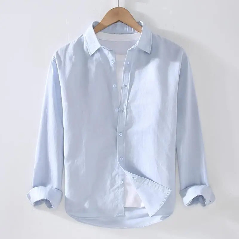Camisa de Linho Manga Longa Milano