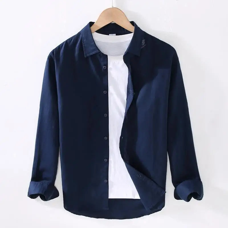 Camisa de Linho Manga Longa Milano