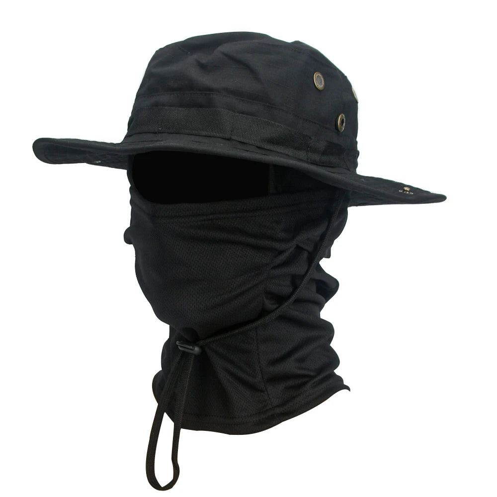 Kit Chapéu Marenzzo Aba Larga + Balaclava Masculino