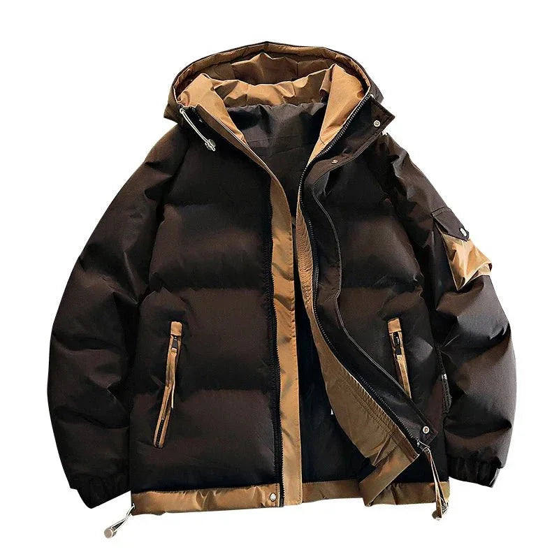 Jaqueta Masculina Marenzzo Parka Grossa Quente e à Prova de Vento