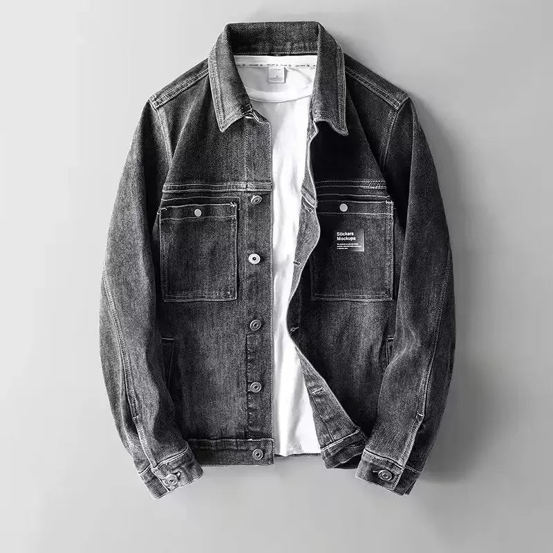 Jaqueta Jeans Masculina Marenzzo Urban Retrô