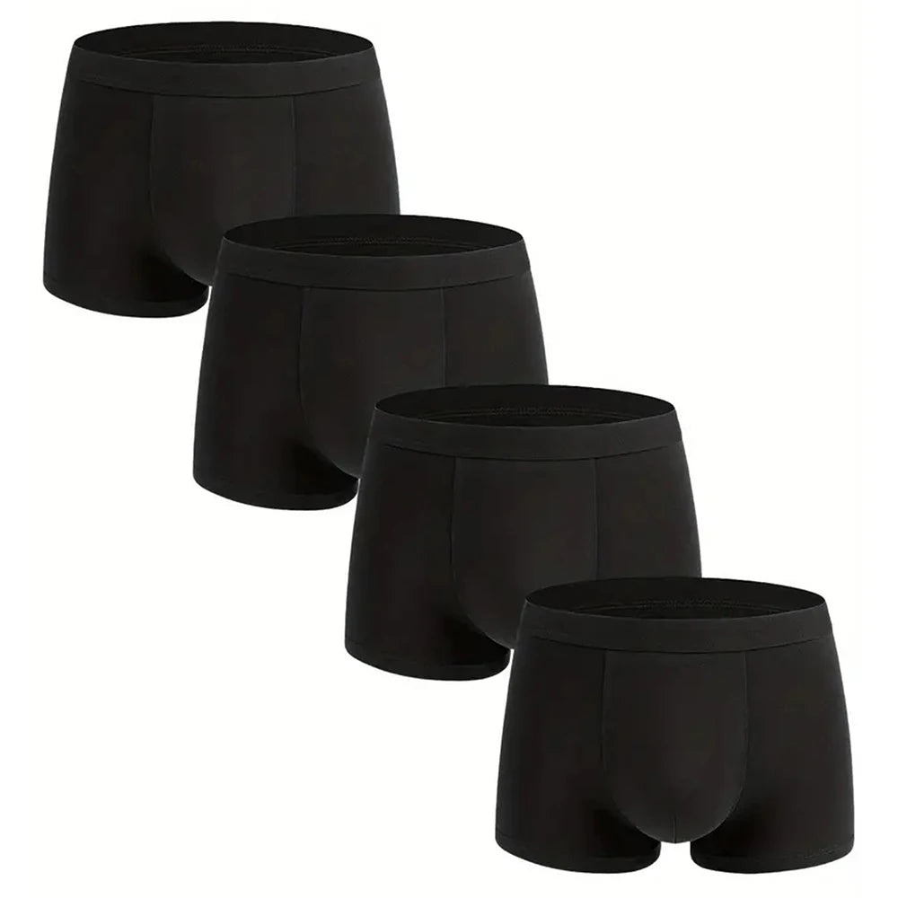 Kit com 4 Cuecas Boxer Masculinas Marenzzo