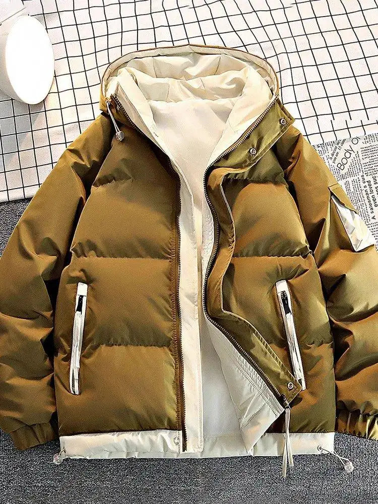 Jaqueta Masculina Marenzzo Parka Grossa Quente e à Prova de Vento