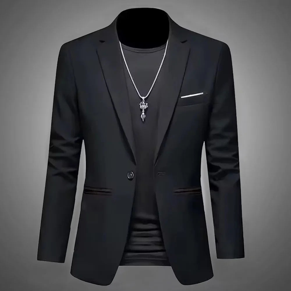 Jaqueta Masculina Marenzzo Slim Fit Outono
