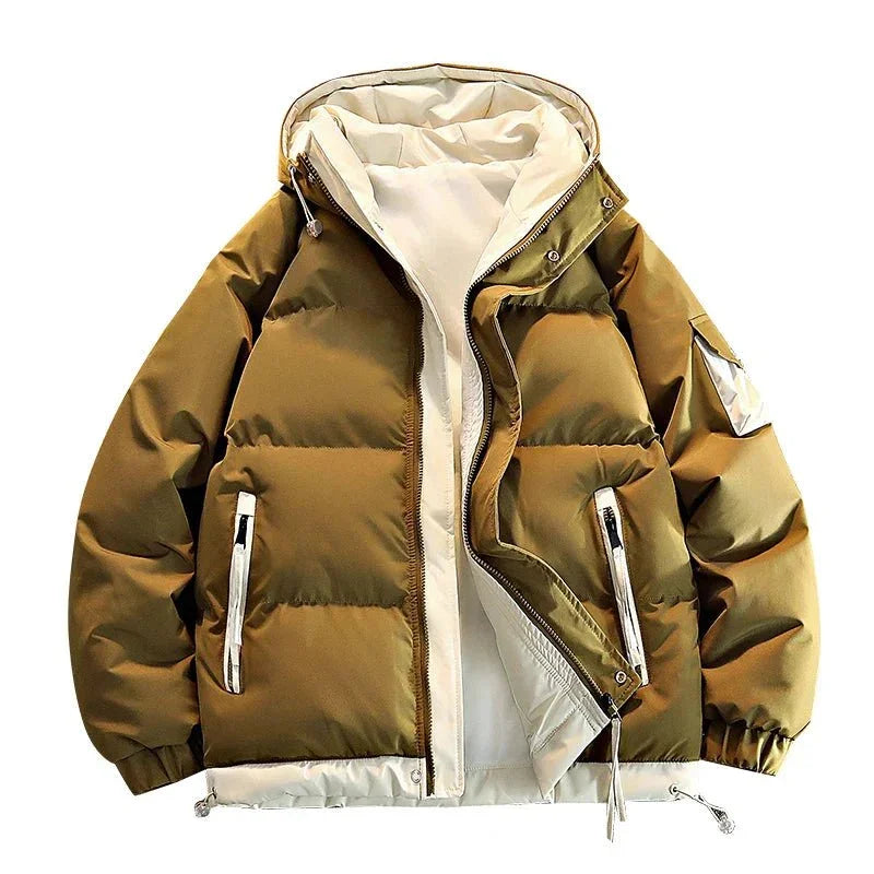 Jaqueta Masculina Marenzzo Parka Grossa Quente e à Prova de Vento