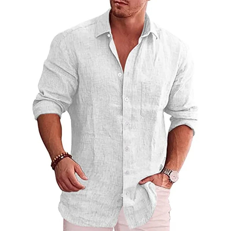 Camisa Masculina Casual Verão