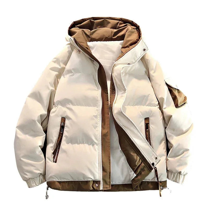 Jaqueta Masculina Marenzzo Parka Grossa Quente e à Prova de Vento