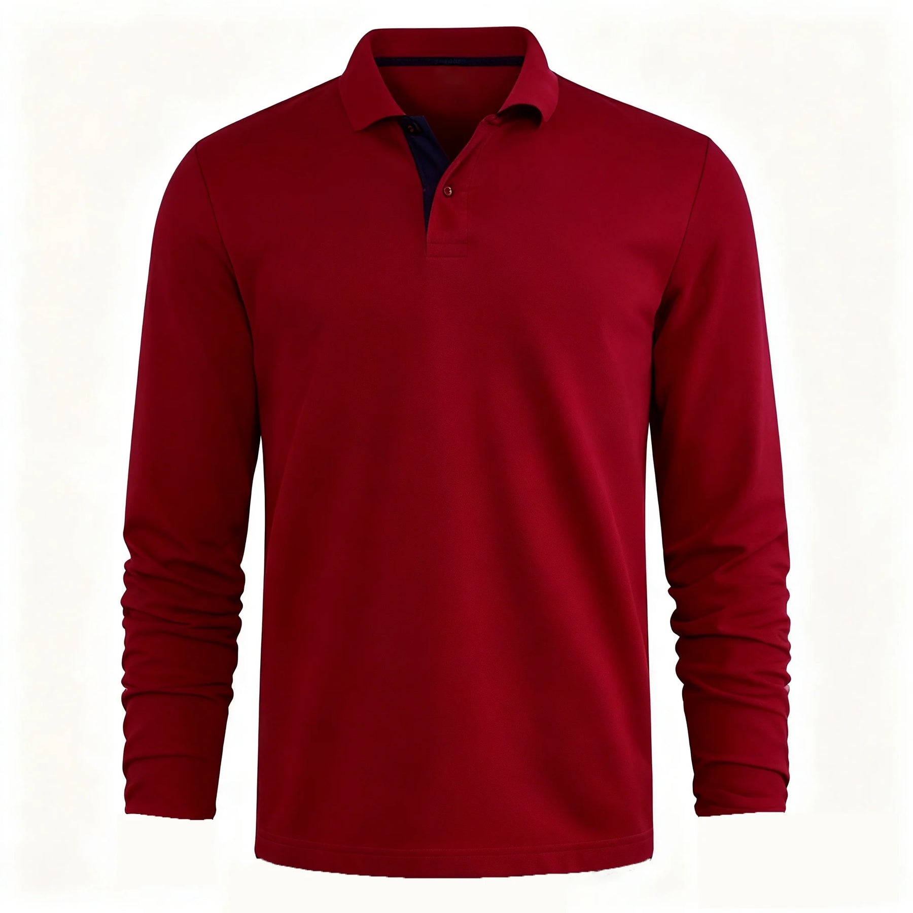 Polo Masculina Manga Longa Confort