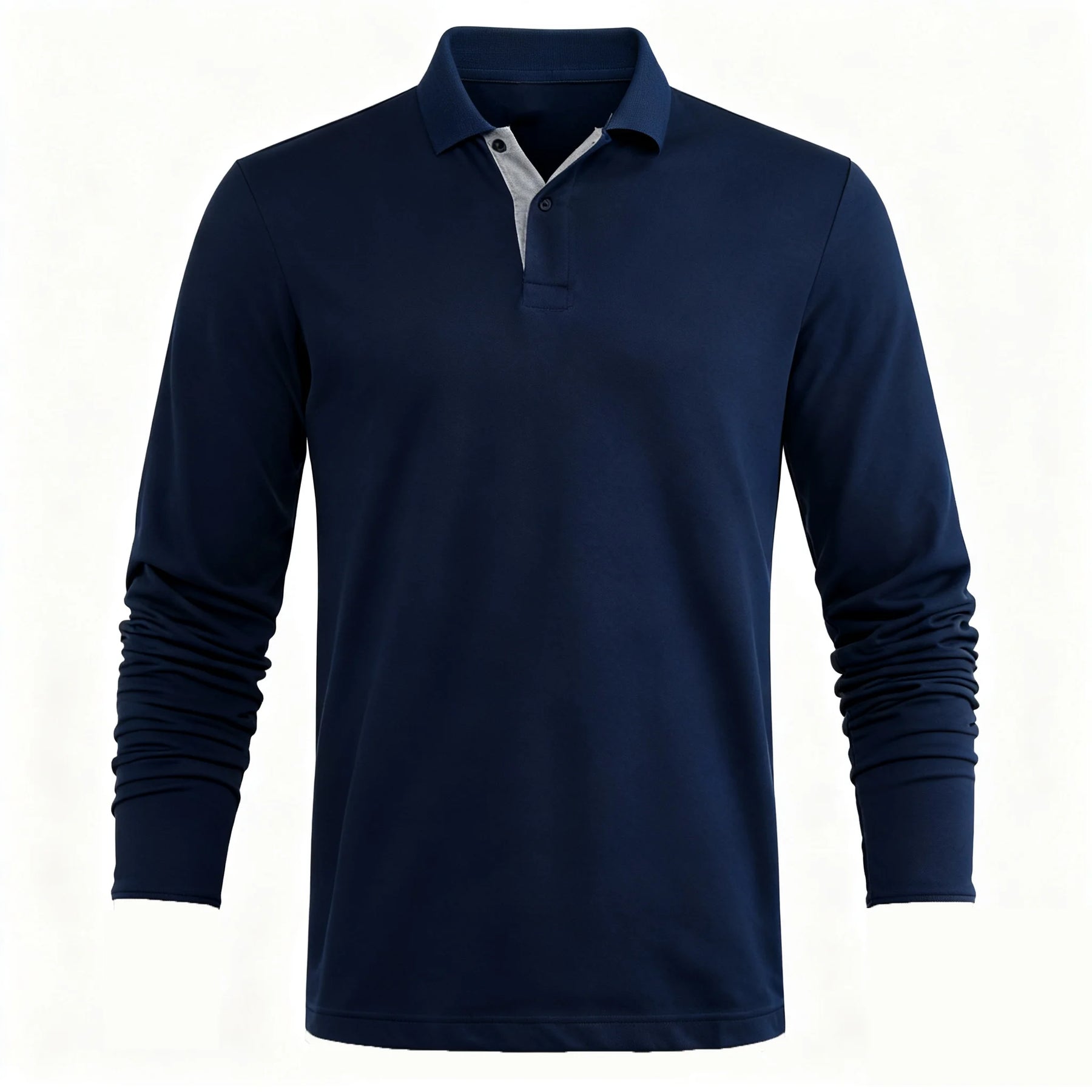 Polo Masculina Manga Longa Confort