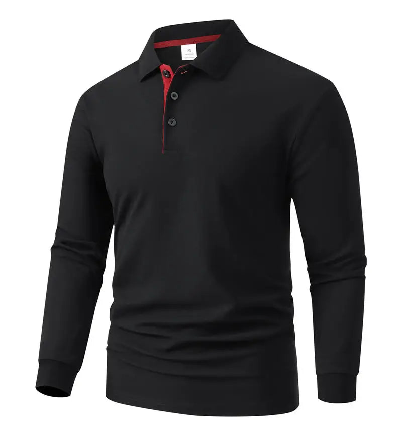 Camisa Polo Masculina Marenzzo Manga Longa