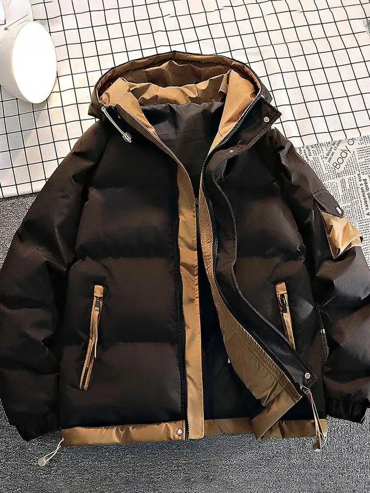 Jaqueta Masculina Marenzzo Parka Grossa Quente e à Prova de Vento
