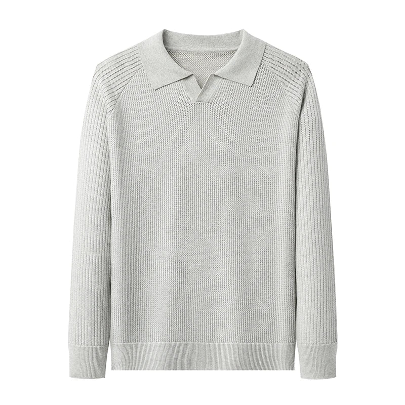 Camisa Polo Masculina Manga Longa Conforto - Marenzzo