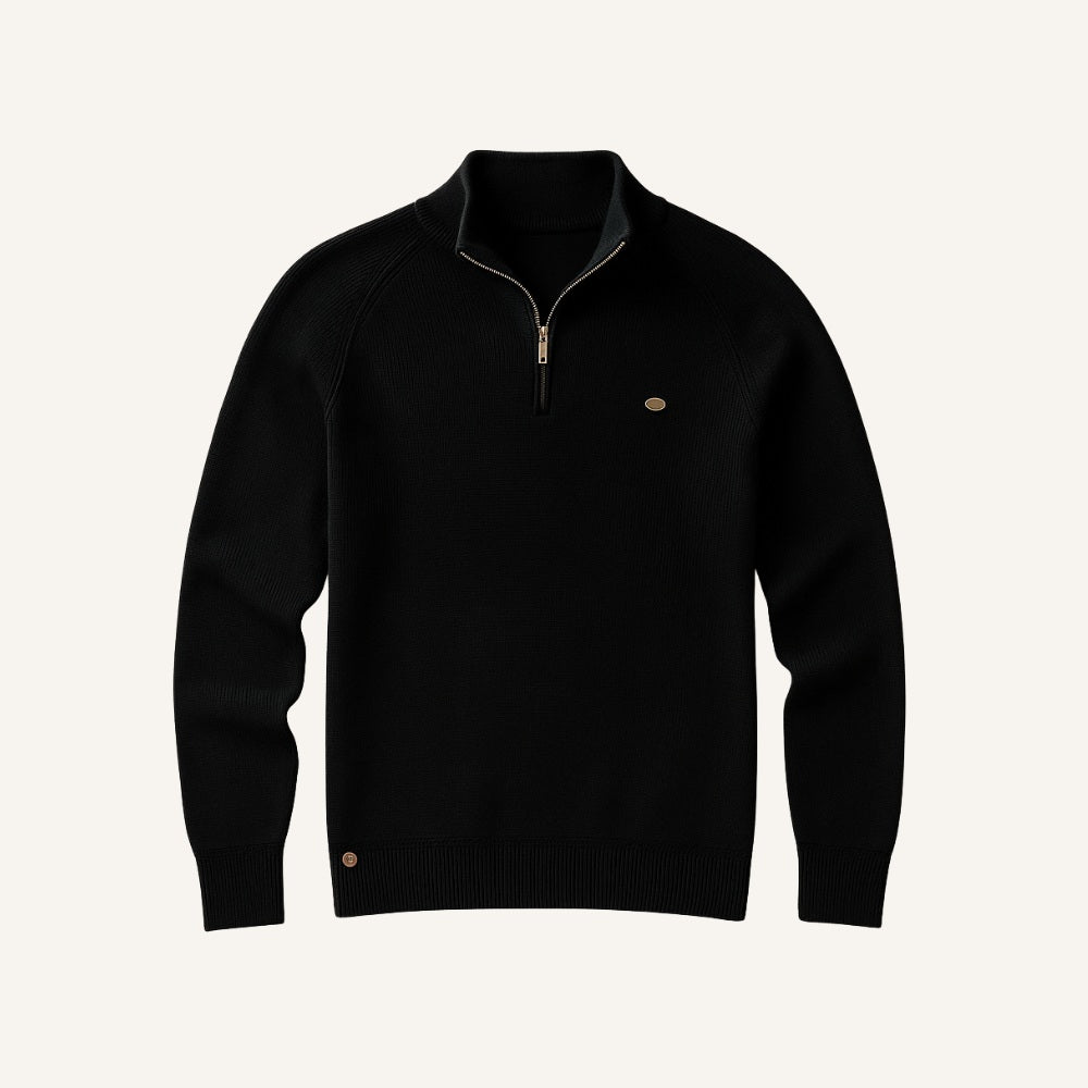 Suéter Masculino Meio Zíper Signature