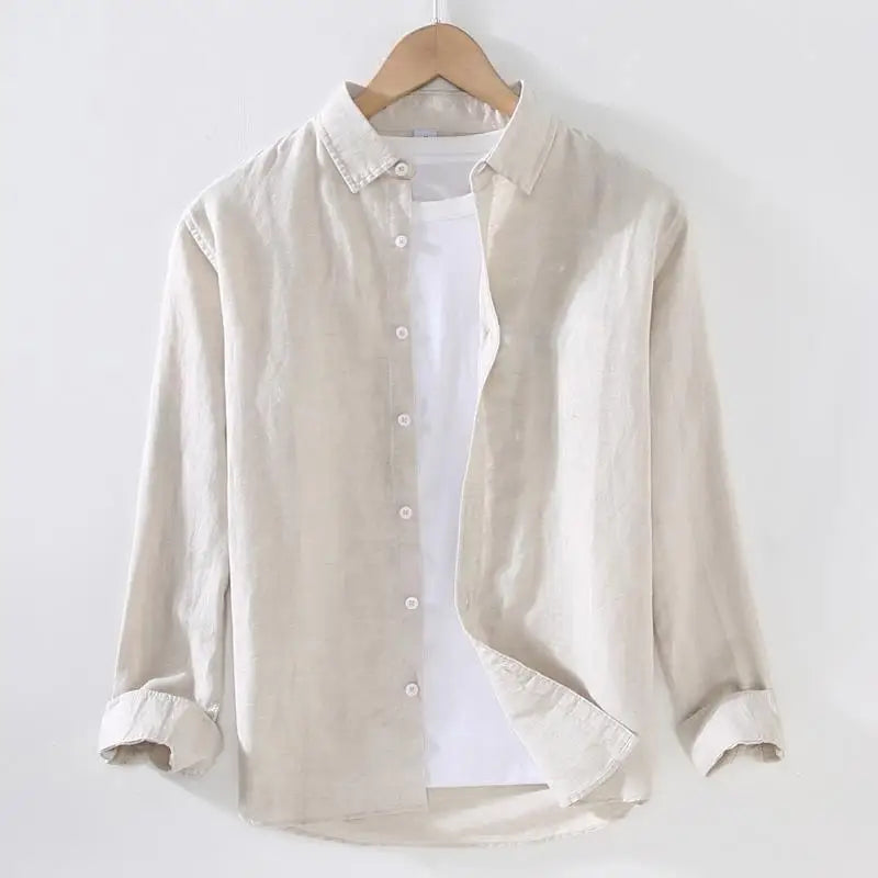 Camisa de Linho Manga Longa Milano
