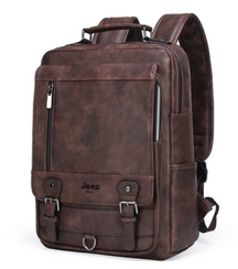 Mochila Executiva Jeep Couro Marenzzo