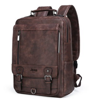 Mochila Executiva Jeep Couro Marenzzo