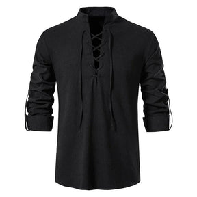 Camisa de Linho Masculina Marenzzo - Scottish Vintage
