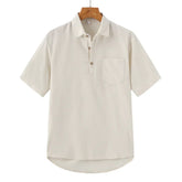 Camisa Polo de Linho Old Money