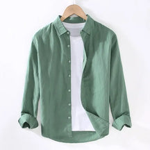 Camisa  de Linho Manga Longa Milano