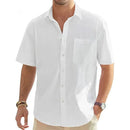 Camisa Masculina de Linho Summer Marenzzo