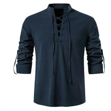 Camisa de Linho Masculina Marenzzo - Scottish Vintage