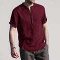 Camisa Masculina de Linho Marenzzo