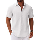 Camisa Masculina de Linho Marenzzo Toscana
