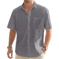 Camisa Masculina de Linho Summer Marenzzo