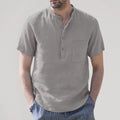 Camisa Masculina de Linho Marenzzo
