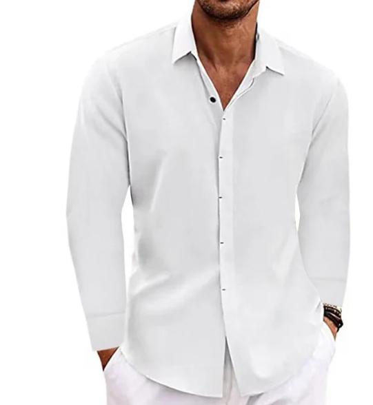 Camisa Masculina Linho Ernesto Marenzzo