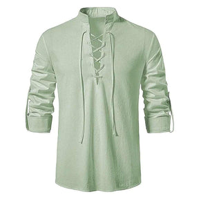 Camisa de Linho Masculina Marenzzo - Scottish Vintage
