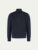 Navy Cashmere Bomber Jacket