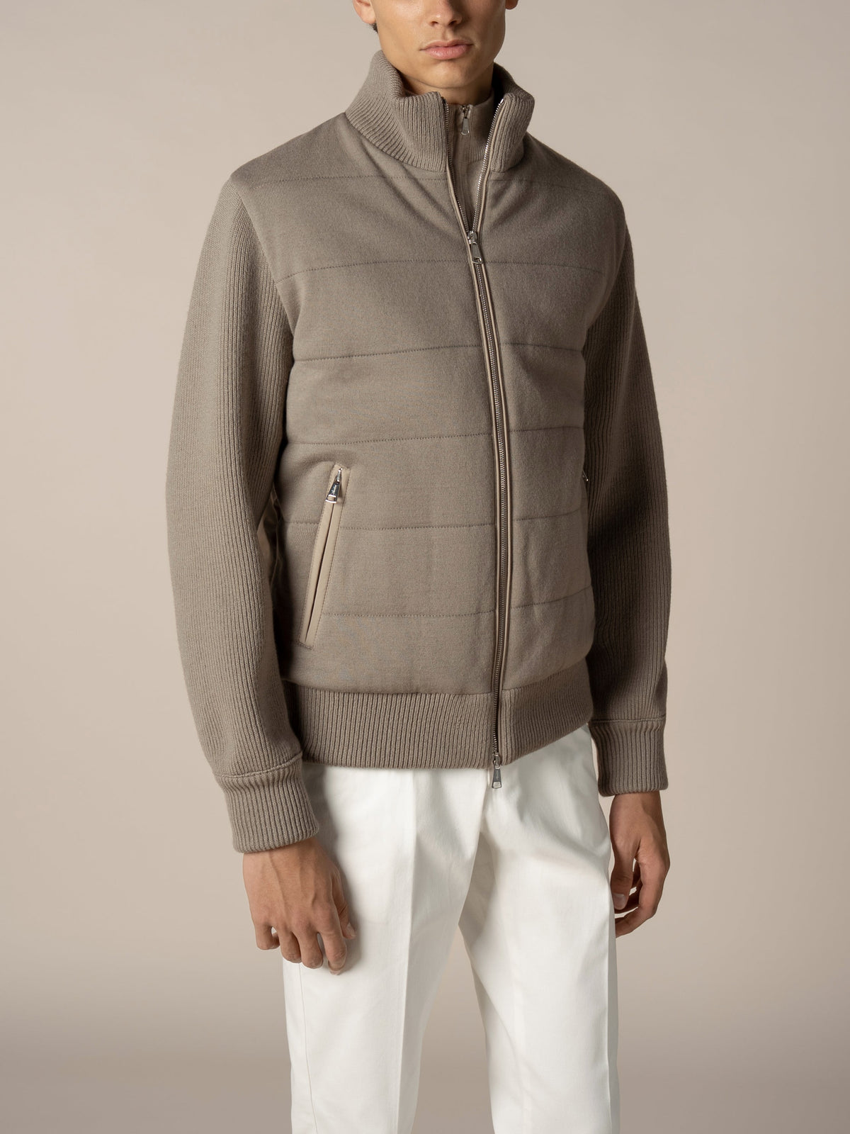Taupe Urban Knit Jacket